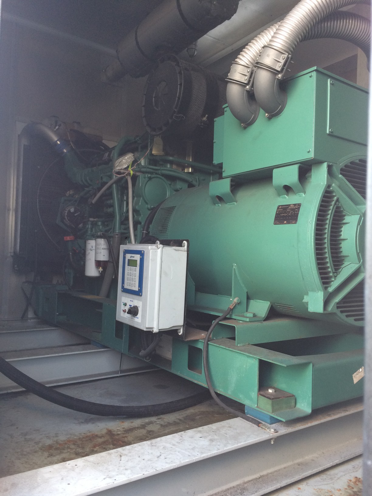 Used Volvo 800kW Generator Set with BiFuel Kit React Power