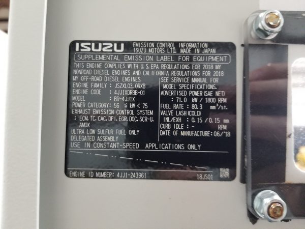 NEW HIPOWER HRIW  Generator Set x