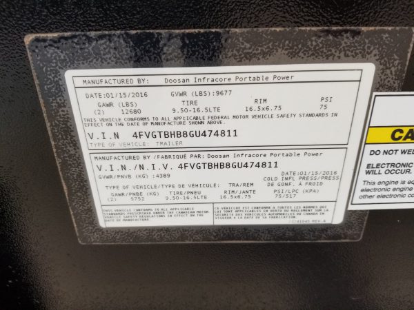 New Doosan NG Generator Set x