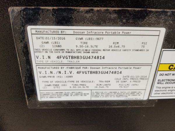 New Doosan NG Generator Set x