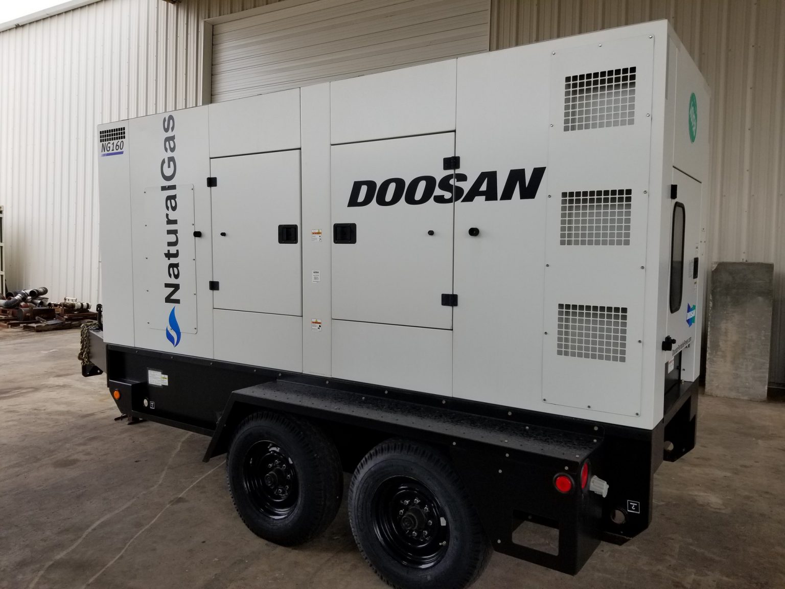 New Doosan NG160 Generator Set ‣ React Power Solutions