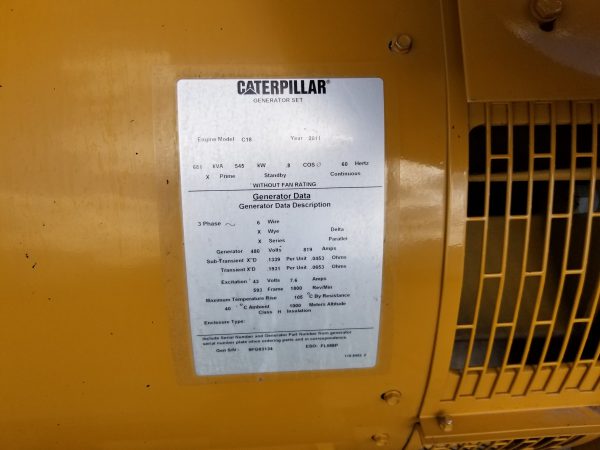 Surplus CAT C Generator Set   Flex Emissions x