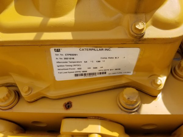 Surplus CAT G TA Generator Set x