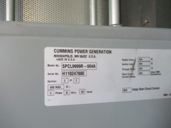 Surplus Cummins QSK G Power Module   V x