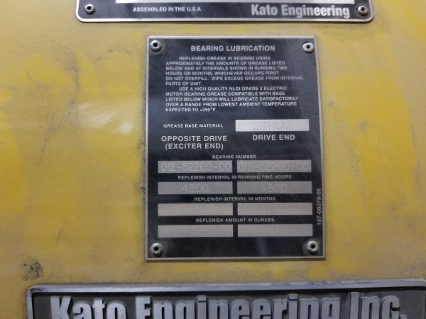 Surplus Kato P. HR Generator End x