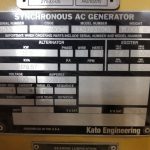 Surplus Kato P. HR Generator End x