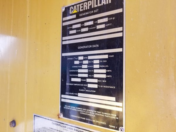 Used CAT TA Generator Set x