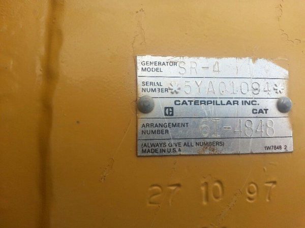 Used CAT SR Generator End x