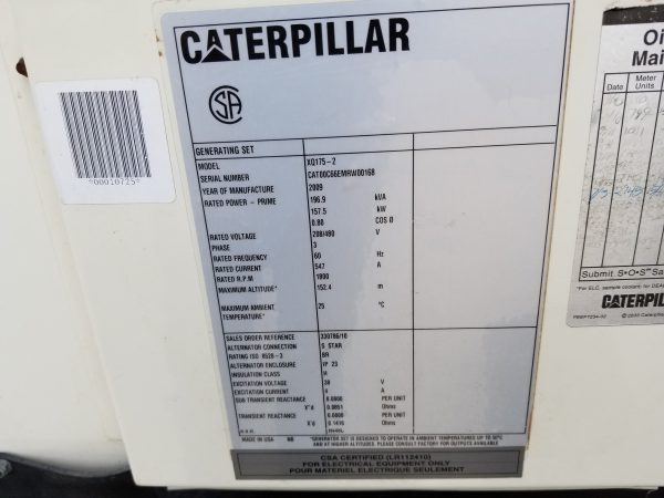 Used CAT XQ Generator Set x