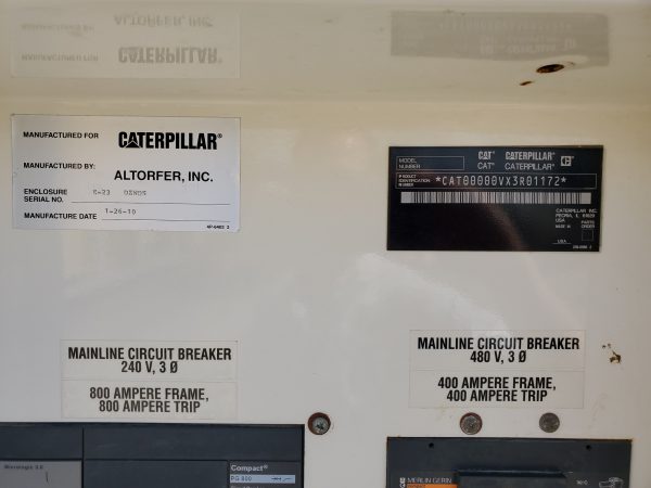 Used CAT XQ Generator Set x