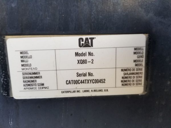 Used CAT XQ Generator Set x