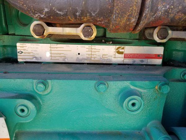 Used Cummins KTA G Generator Set x