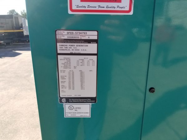 Used Cummins KTA G Generator Set x