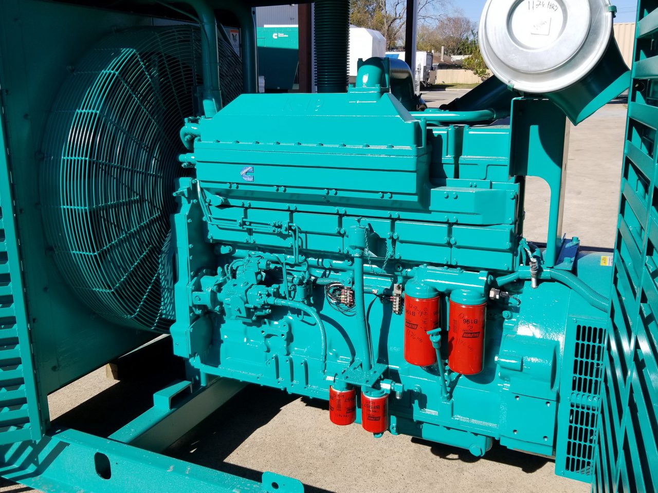 Used 1996 Cummins KTA19 Generator Set React Power