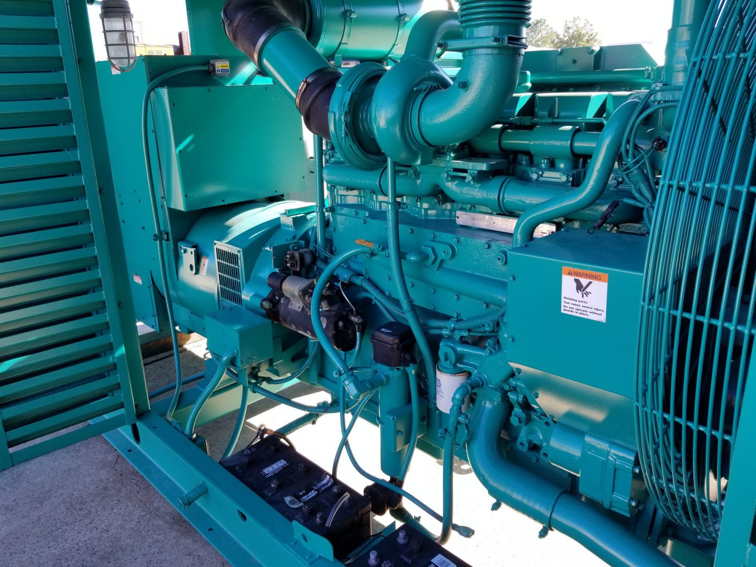 Used Cummins KTA19 Generator Set ‣ React Power Solutions