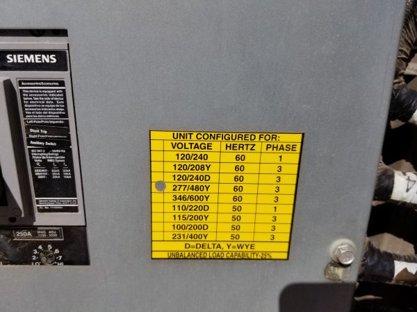 Used Generac kW Generator Set x