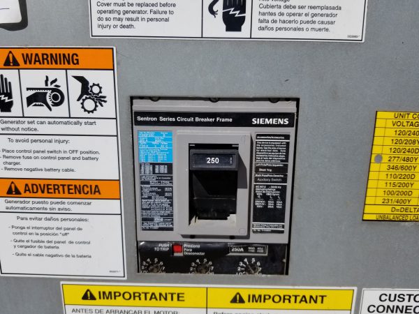 Used Generac kW Generator Set x