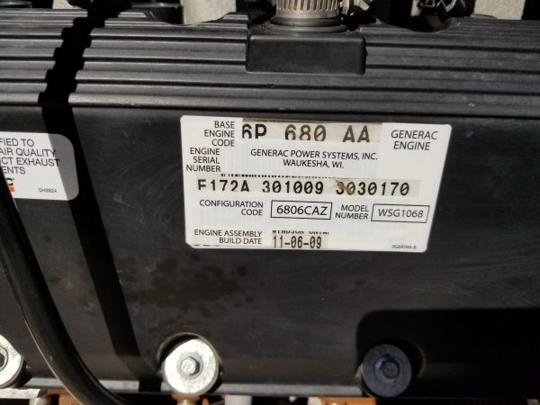 Used Generac kW Generator Set x