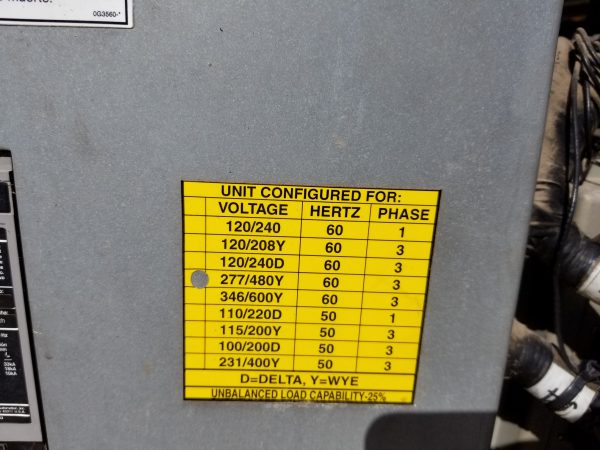 Used Generac kW Generator Set x