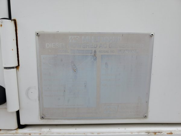 Used Multiquip DCA Generator Set x