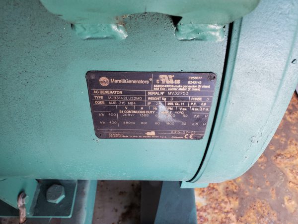 Used Volvo kW Generator Set with BiFuel Kit x
