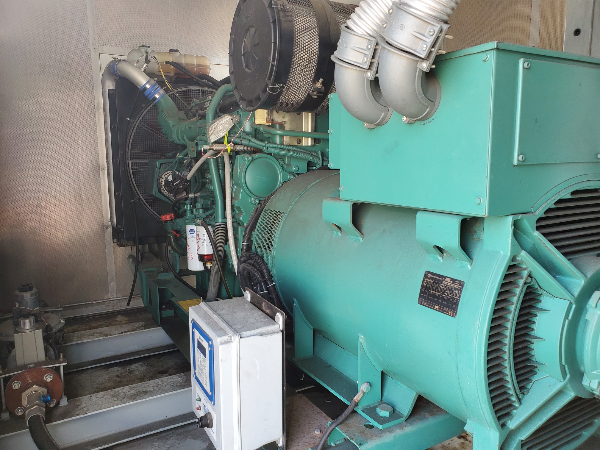 Used Volvo 800kW Generator Set with BiFuel Kit