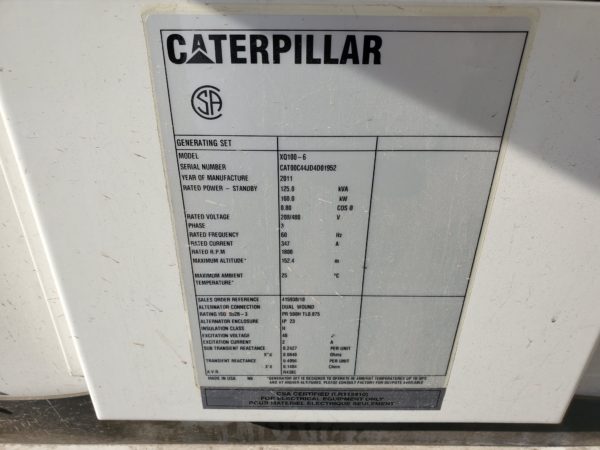 CAT XQ100 Generator set (18)