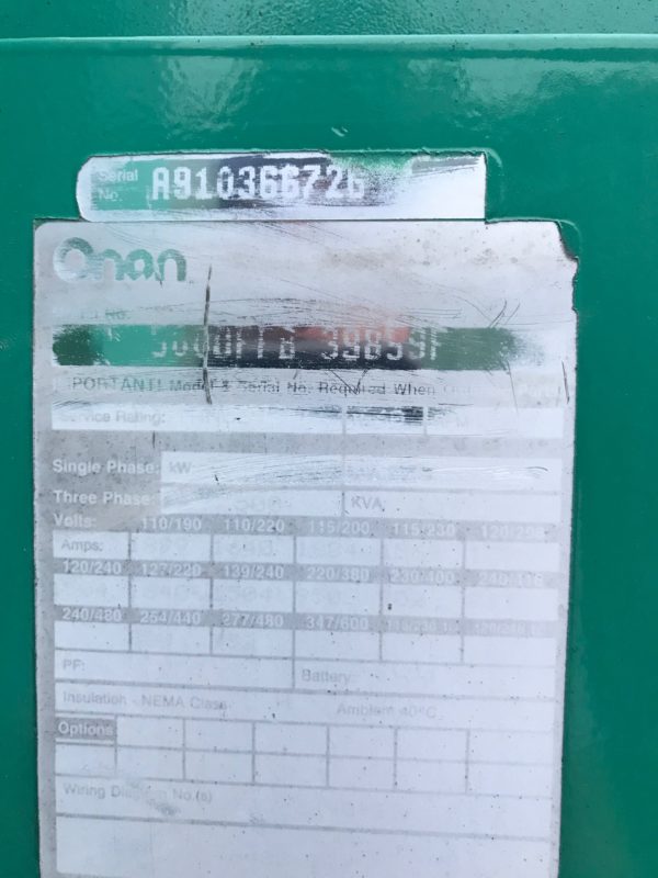 Cummins KTA Generator Set  x