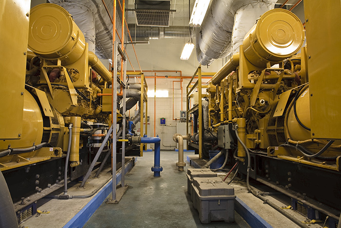 Two Diesel Generators in Industrial Facility | React Power Solutions