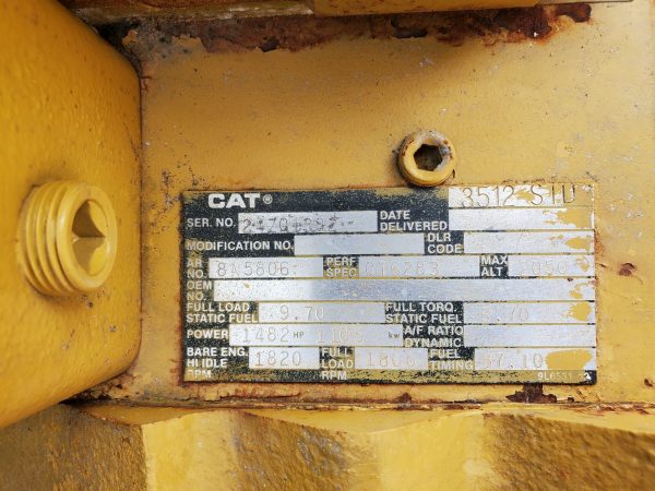 CAT 3512 Generator Set (18)