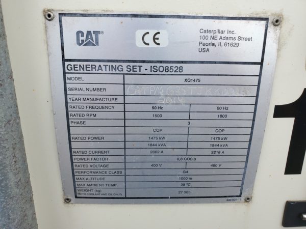 CAT XQ1475G Generator Set (7)