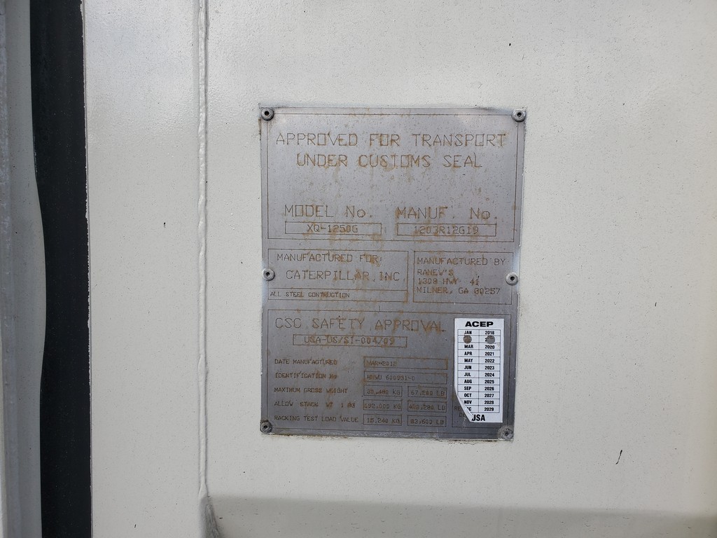 CAT XQ1250G Generator (5) React Power Solutions