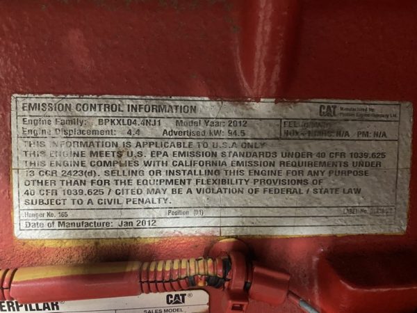 CAT C. Industria Engine  x