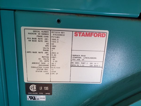 Cummins DQGA QSK G Generator  x