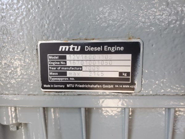 MTU DS Genset  x