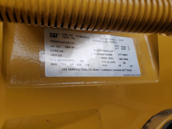 CAT C15 Generator Set - 2589 (14)