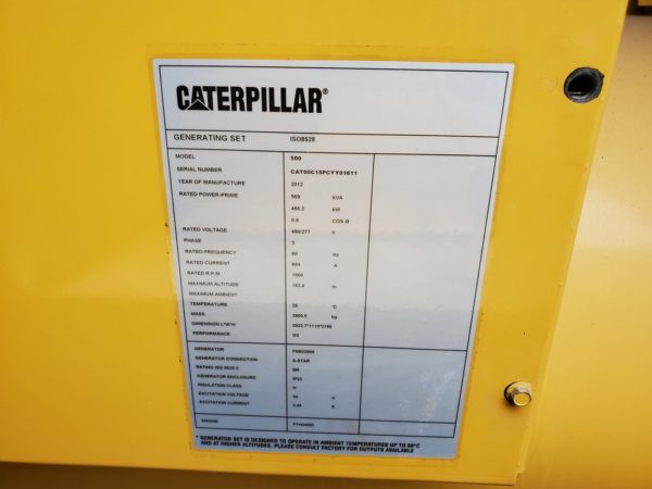 CAT C15 Generator Set - 2589 (5)