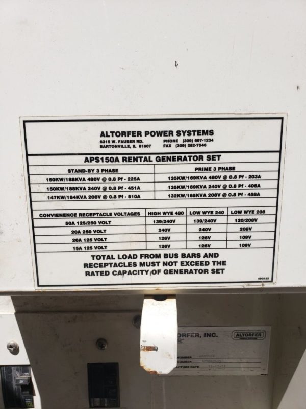 APS150 Generator Set (2)