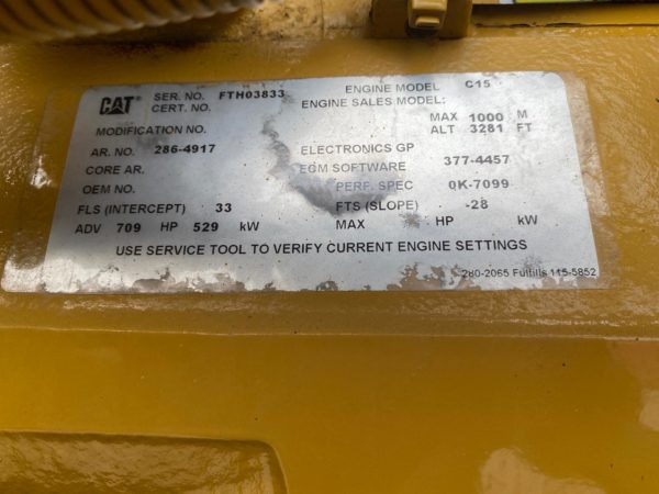 CAT C15 500kW Generator Set (8)