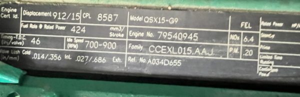 Cummins DFEK Generator Set 500kW (7)