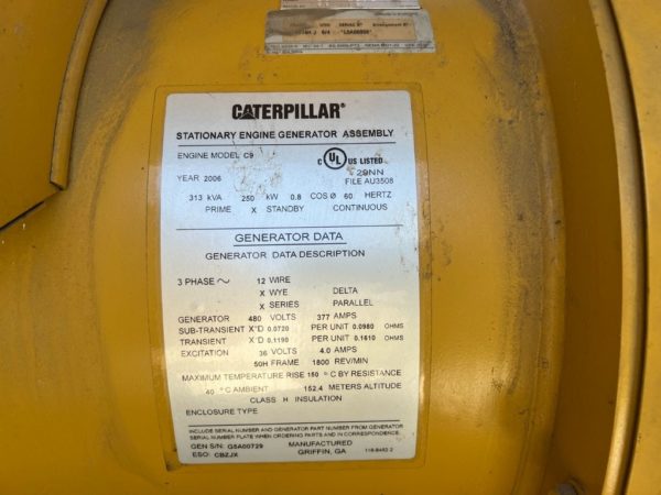 CAT C9 Generator Set (19)