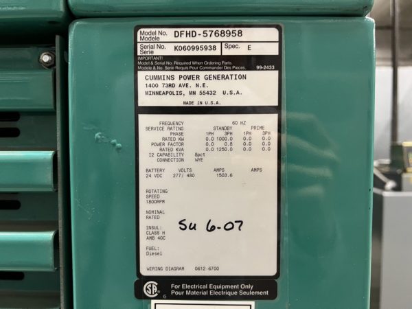 Cummins QST30 Generator Set (8)