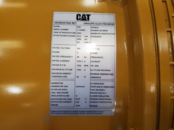 CAT SR5 1647 Generator End (5)