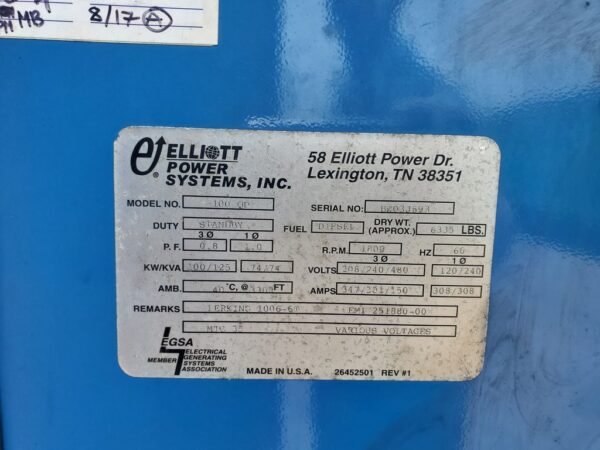 Elliott 100 QD Generator (9)