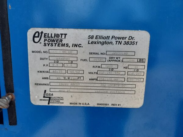 Elliott 60 RD Generator (9)