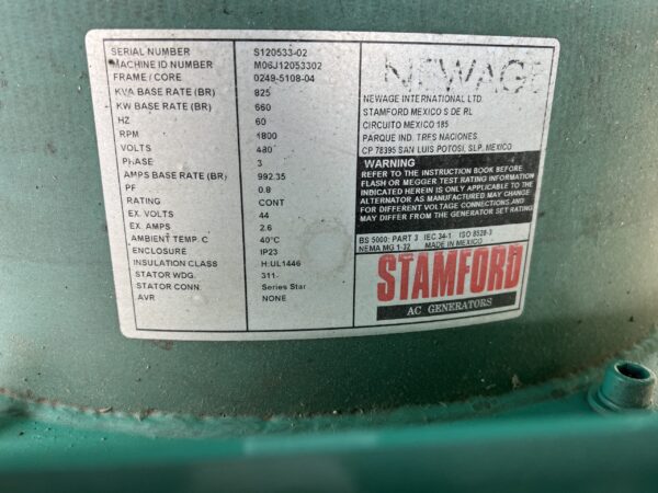 Cummins DFEK 500kW Generator Set (7)