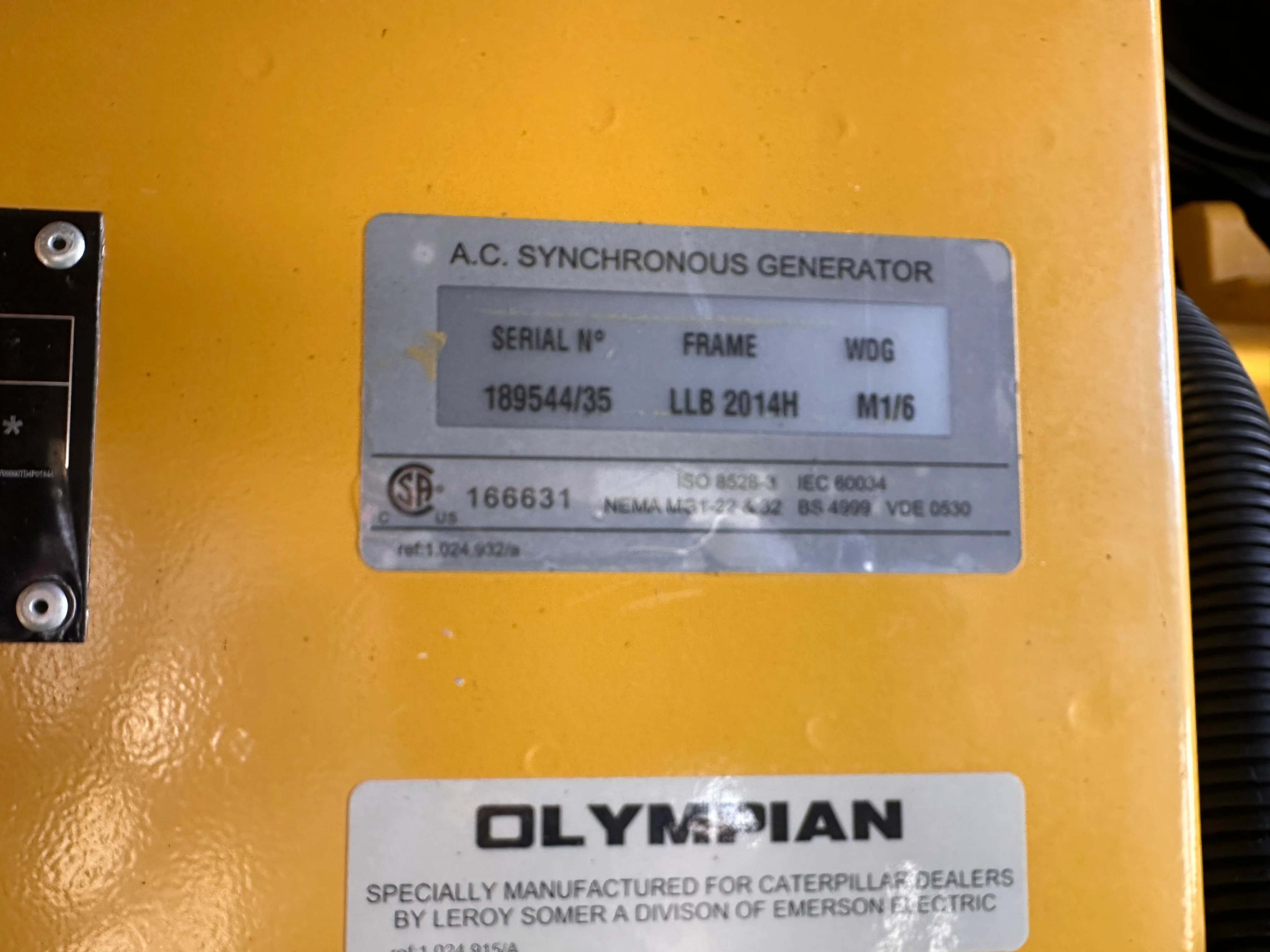 Olympian kW Generator Set 