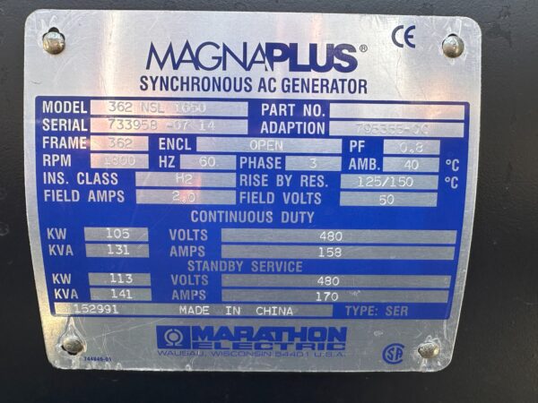 Generac MMG100D Generator Set (9)