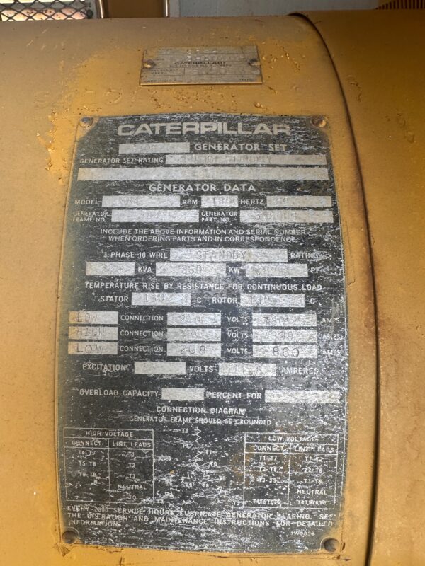 Used CAT 3406 Generator Set (4)