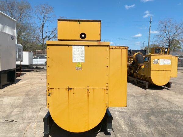 a yellow Generator in a parking lot
